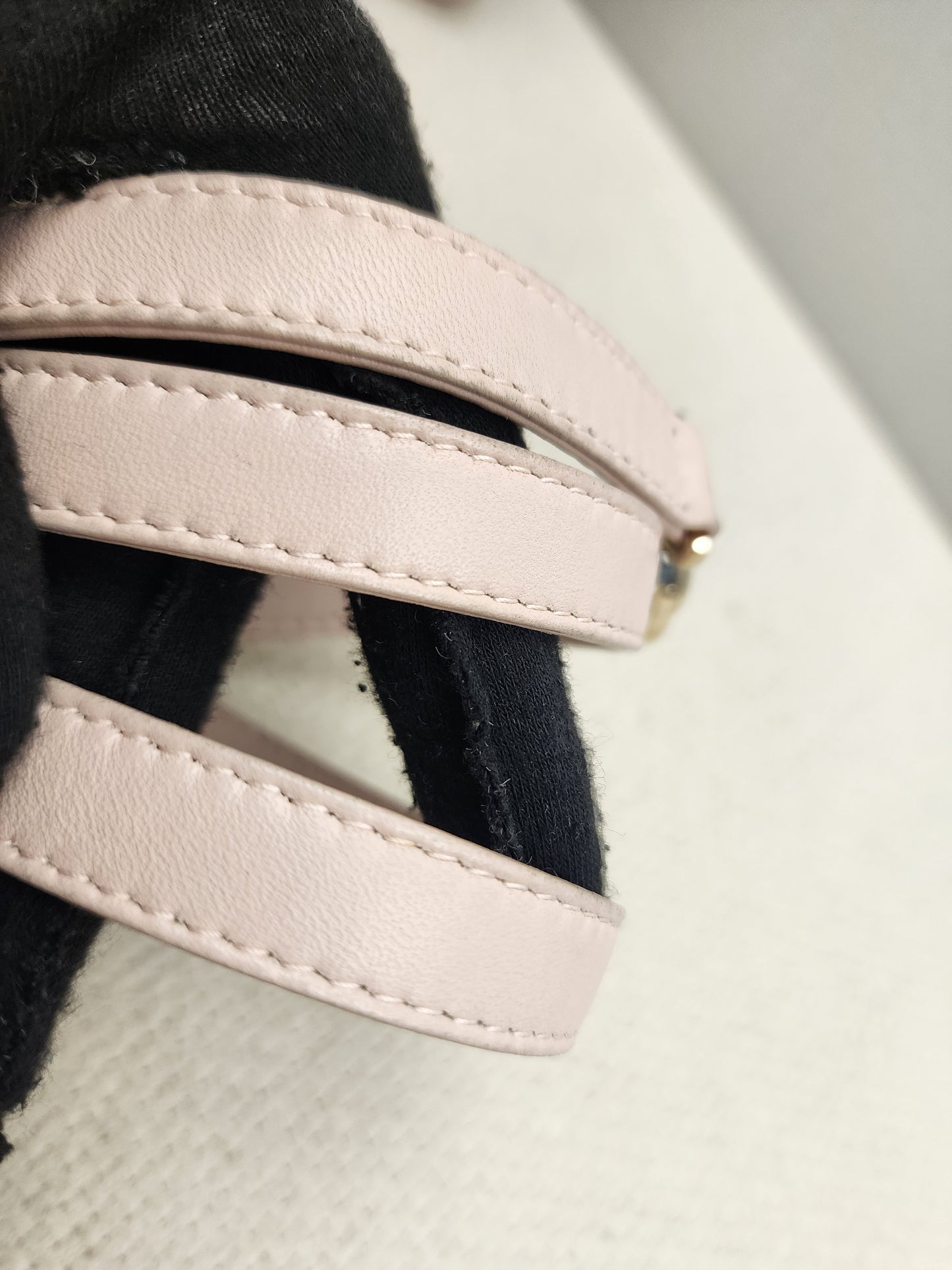 Dior Light Pink Lambskin Medium Lady D (LGHW)