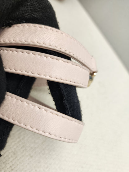 Dior Light Pink Lambskin Medium Lady D (LGHW)