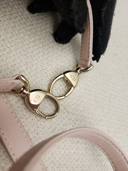 Dior Light Pink Lambskin Medium Lady D (LGHW)