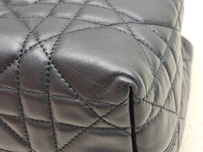 Dior Black Calfskin Small Toujours Vertical Tote Bag (LGHW)