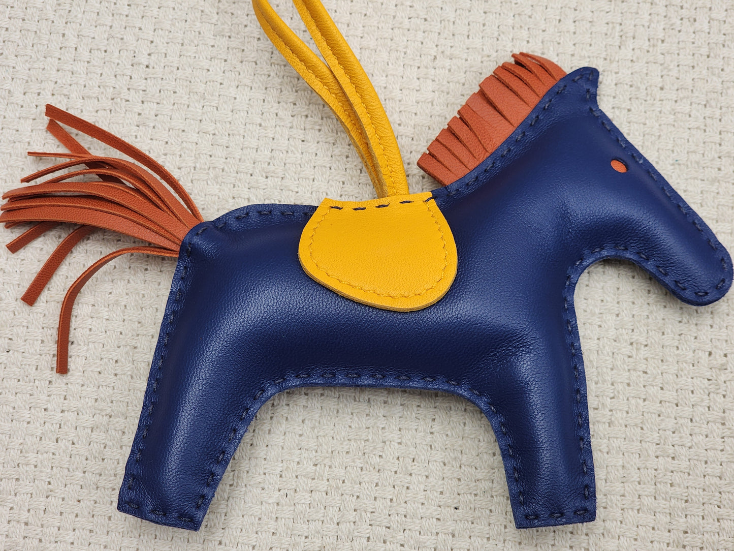 Hermes Blue de Malte / Cornaline / Jaune D’or Rodeo MM