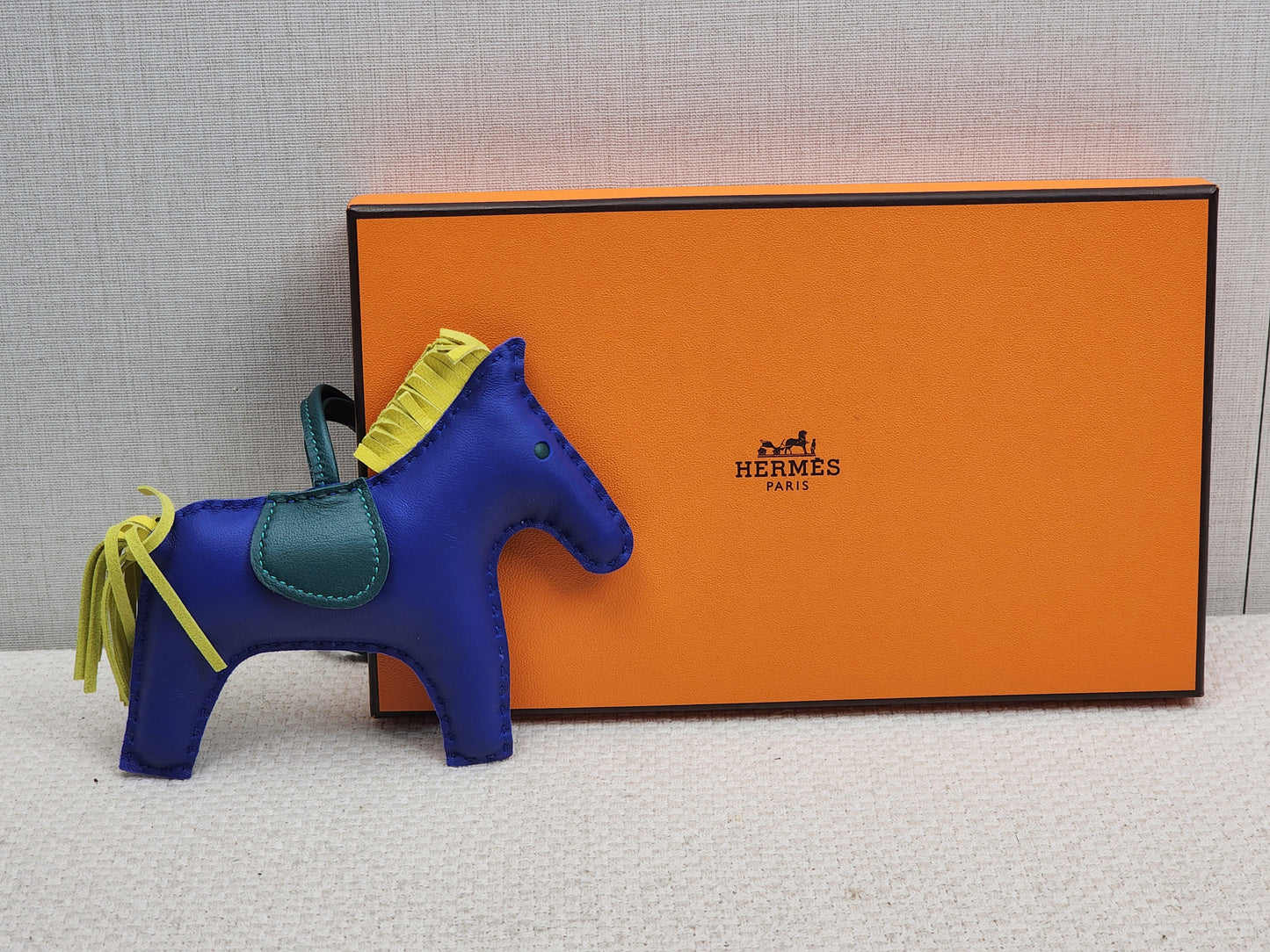 Hermes Bleu Electrique / Malachite / Lime Rodeo MM