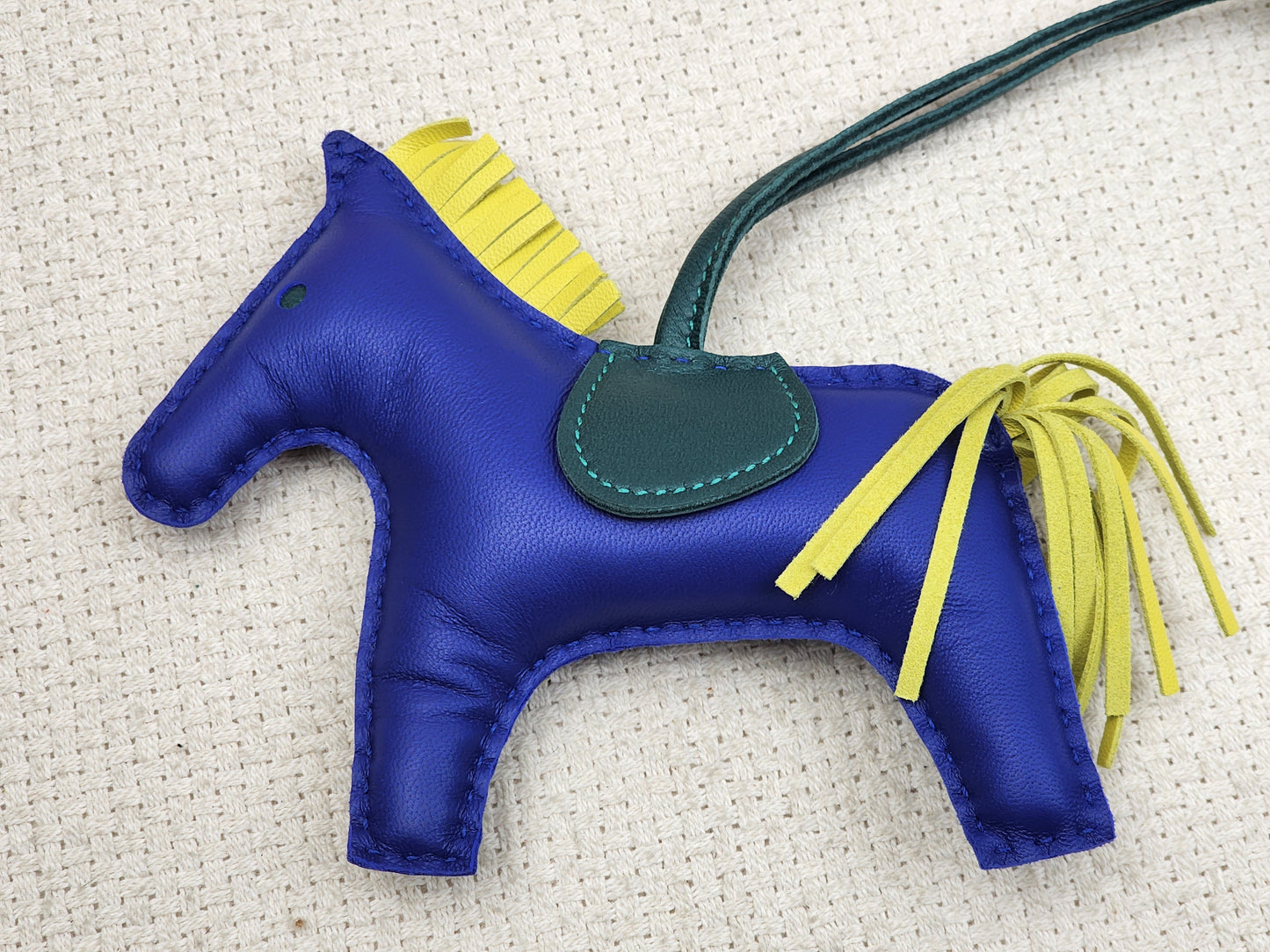 Hermes Bleu Electrique / Malachite / Lime Rodeo MM