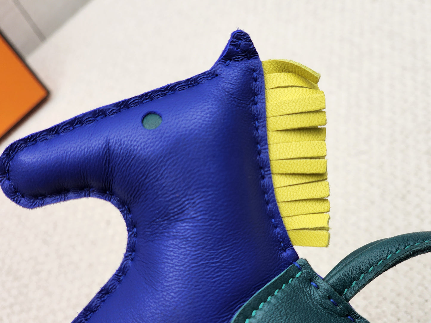 Hermes Bleu Electrique / Malachite / Lime Rodeo MM