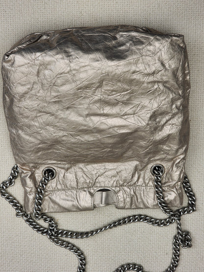 Balenciaga Metallic Light Gold Calfskin Small Trash Tote (SHW)