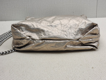 Balenciaga Metallic Light Gold Calfskin Small Trash Tote (SHW)