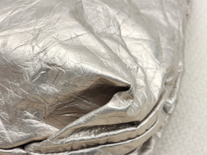 Balenciaga Metallic Light Gold Calfskin Small Trash Tote (SHW)