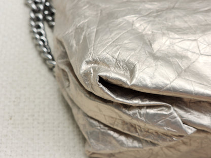 Balenciaga Metallic Light Gold Calfskin Small Trash Tote (SHW)