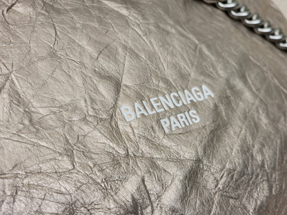 Balenciaga Metallic Light Gold Calfskin Small Trash Tote (SHW)