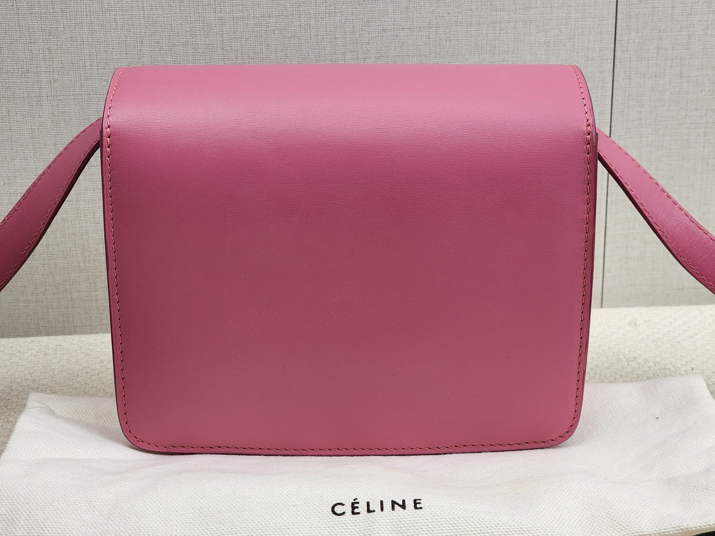 Celine Pink Calfskin Teen Classic Box