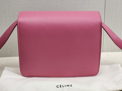 Celine Pink Calfskin Teen Classic Box
