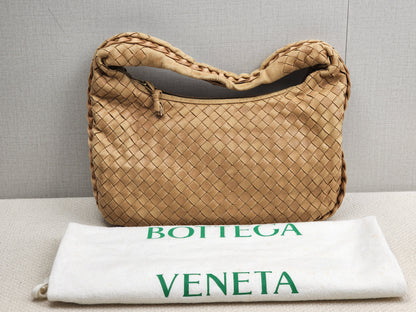 Bottega Veneta Light Brown Intrecciato Mini Hobo