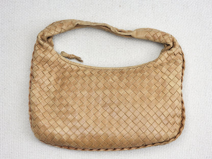 Bottega Veneta Light Brown Intrecciato Mini Hobo
