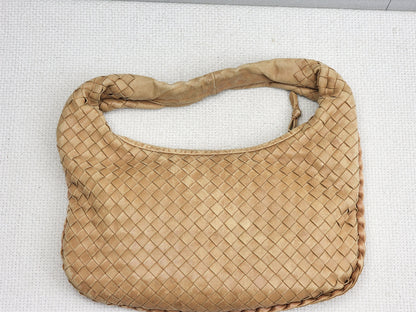 Bottega Veneta Light Brown Intrecciato Mini Hobo
