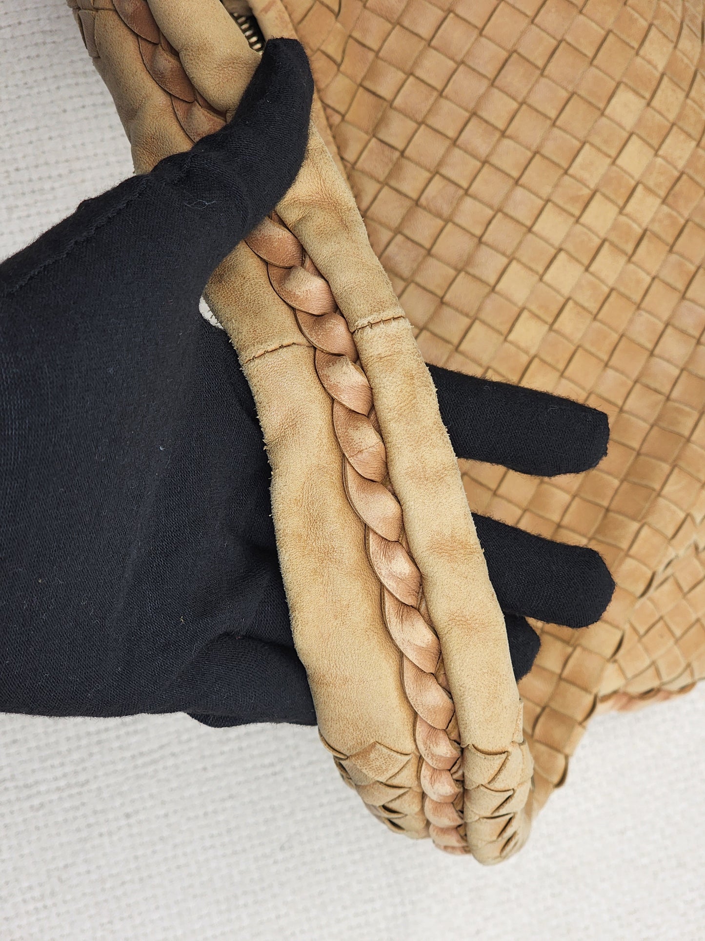 Bottega Veneta Light Brown Intrecciato Mini Hobo