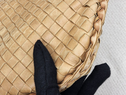 Bottega Veneta Light Brown Intrecciato Mini Hobo