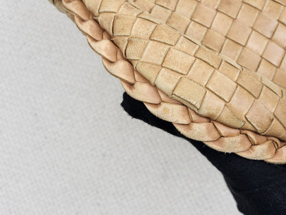 Bottega Veneta Light Brown Intrecciato Mini Hobo