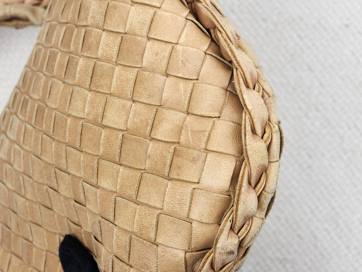 Bottega Veneta Light Brown Intrecciato Mini Hobo