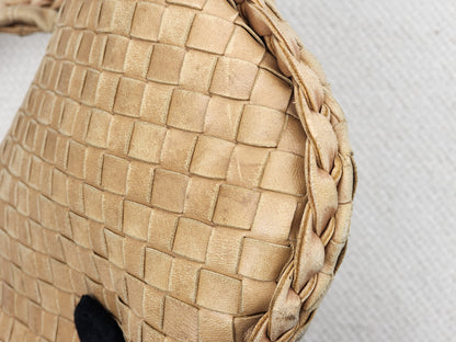 Bottega Veneta Light Brown Intrecciato Mini Hobo
