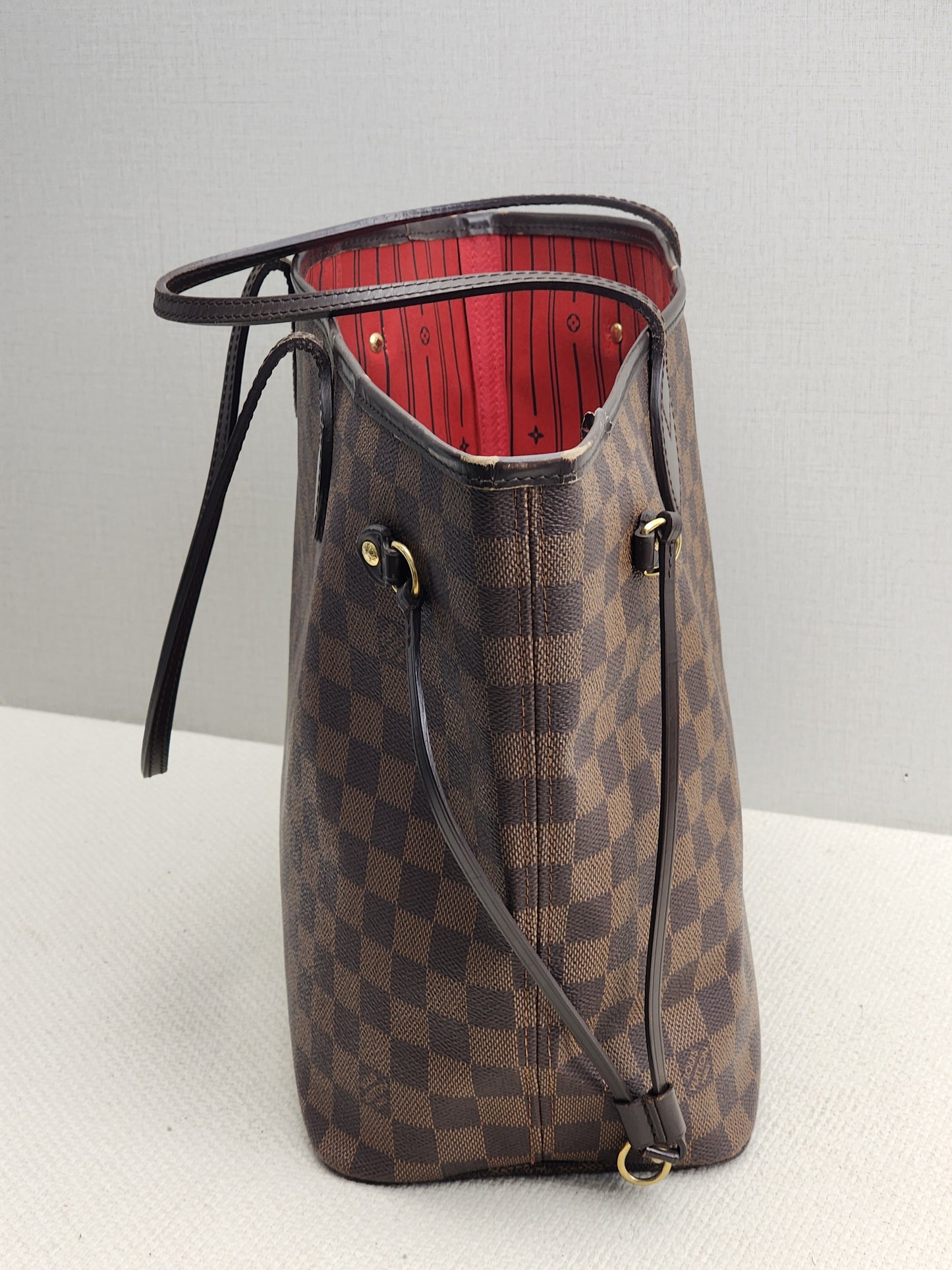 LV Damier Ebene Neverfull MM