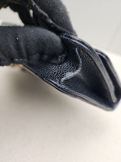 Chanel Black Caviar Classic WOC (GHW)