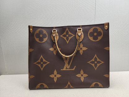 LV Reverse Monogram On The Go GM