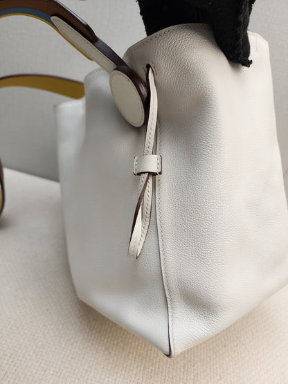 Hermes White Evercolor Licol 17 Bag