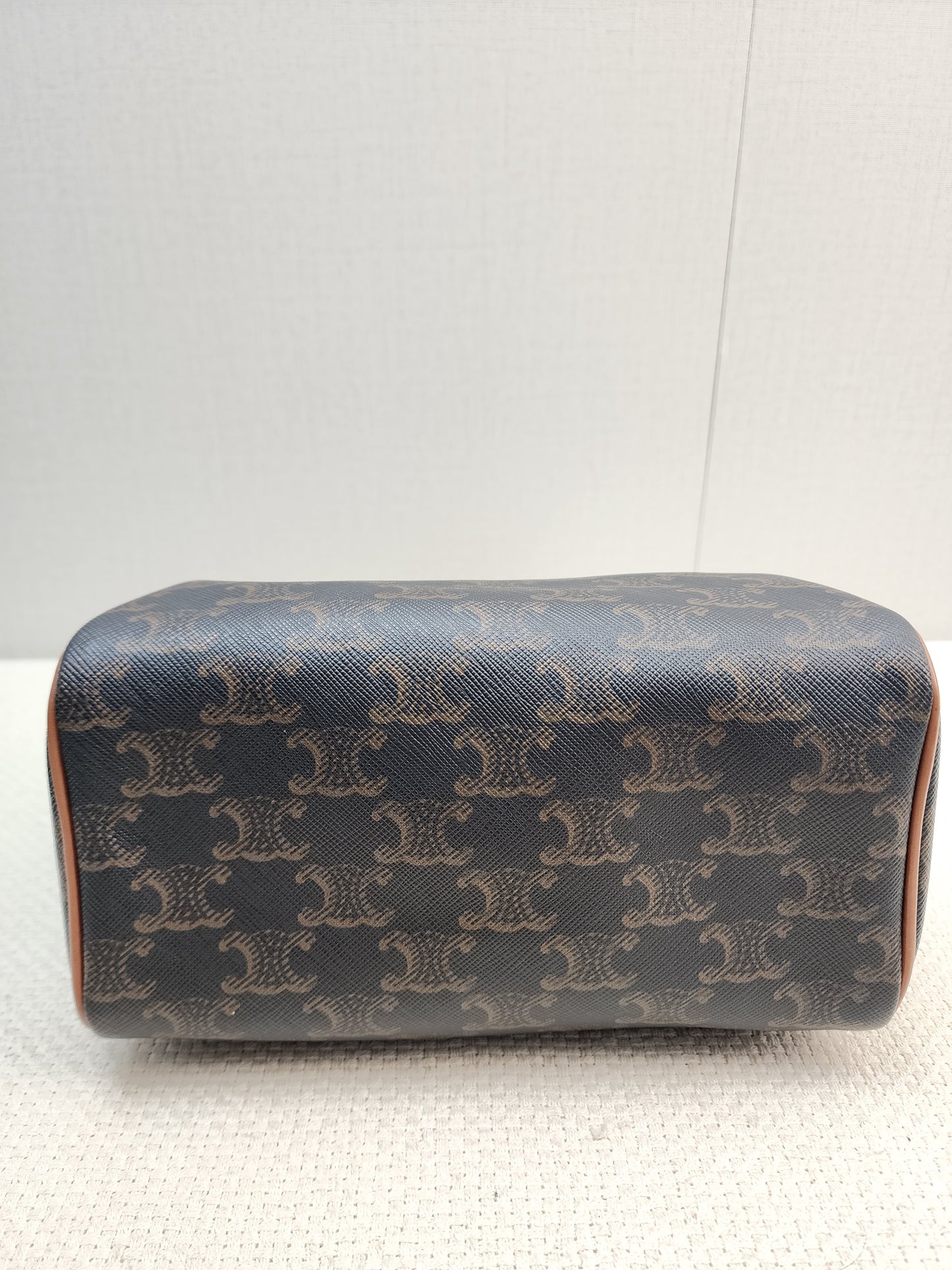Celine Triomphe Canvas Small Boston Bag