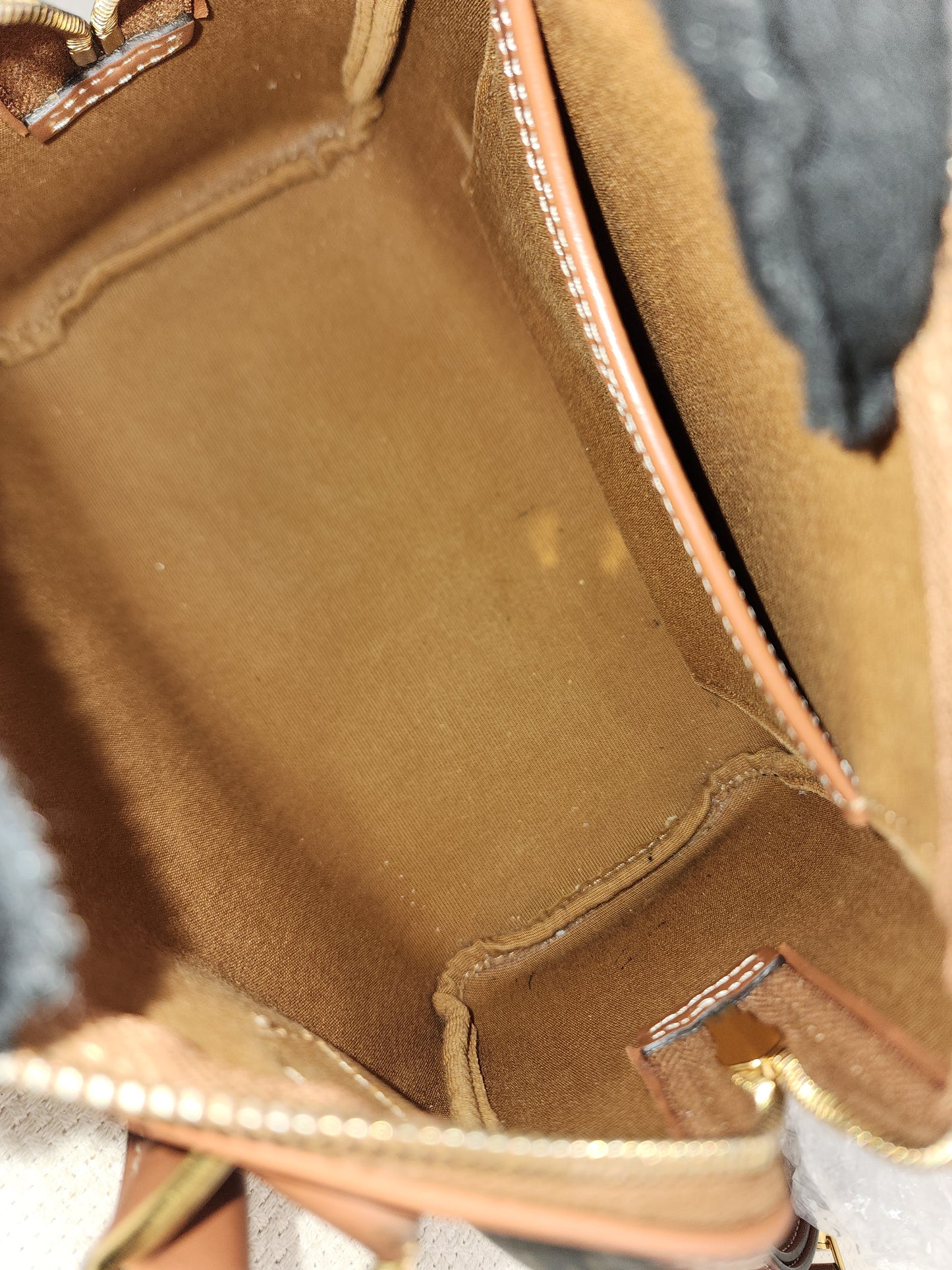 Celine Triomphe Canvas Small Boston Bag