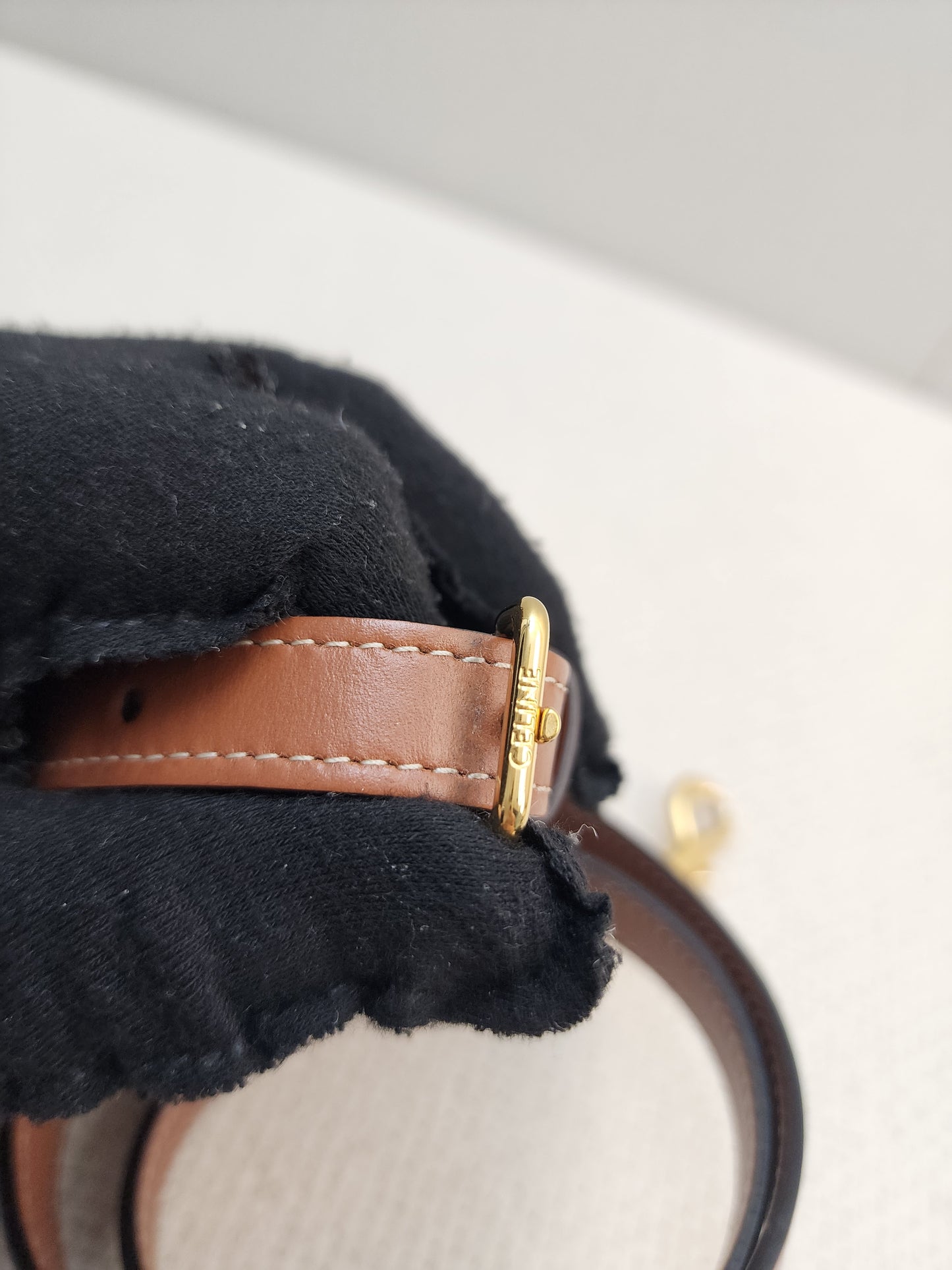 Celine Triomphe Canvas Small Boston Bag