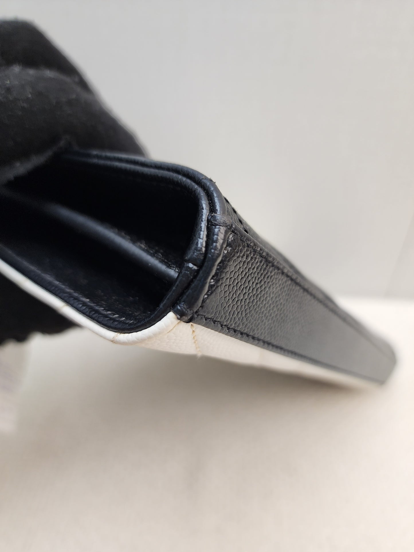 YSL Black x White Grain de Poudre Cassandre Envelope WOC (SHW)
