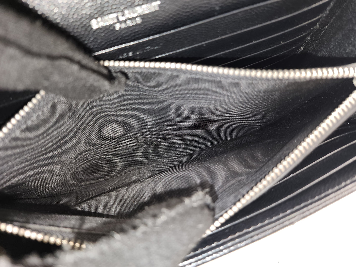 YSL Black x White Grain de Poudre Cassandre Envelope WOC (SHW)
