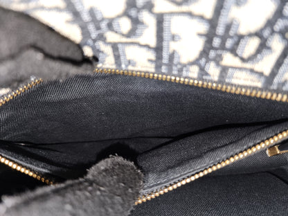 Dior Navy Oblique 30 Montaigne Chain Bag (GHW)