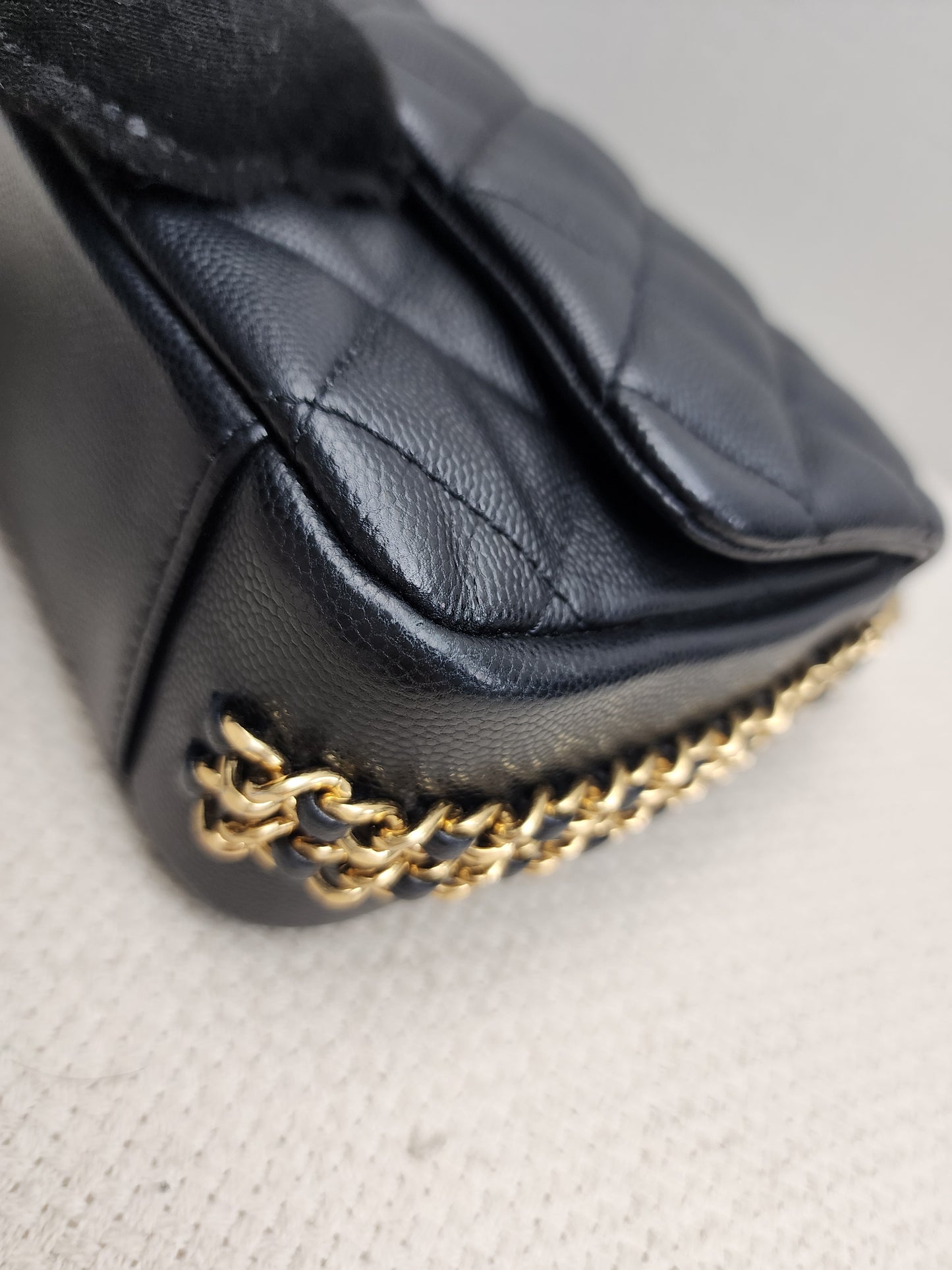 Chanel Black Caviar 23C CC You Flap Bag (GHW)