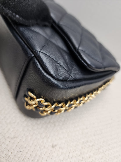 Chanel Black Caviar 23C CC You Flap Bag (GHW)