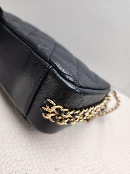 Chanel Black Caviar 23C CC You Flap Bag (GHW)