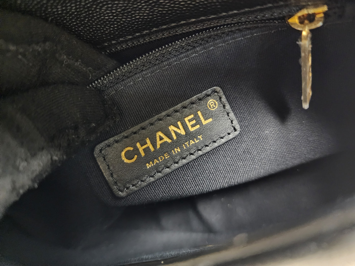 Chanel Black Caviar 23C CC You Flap Bag (GHW)