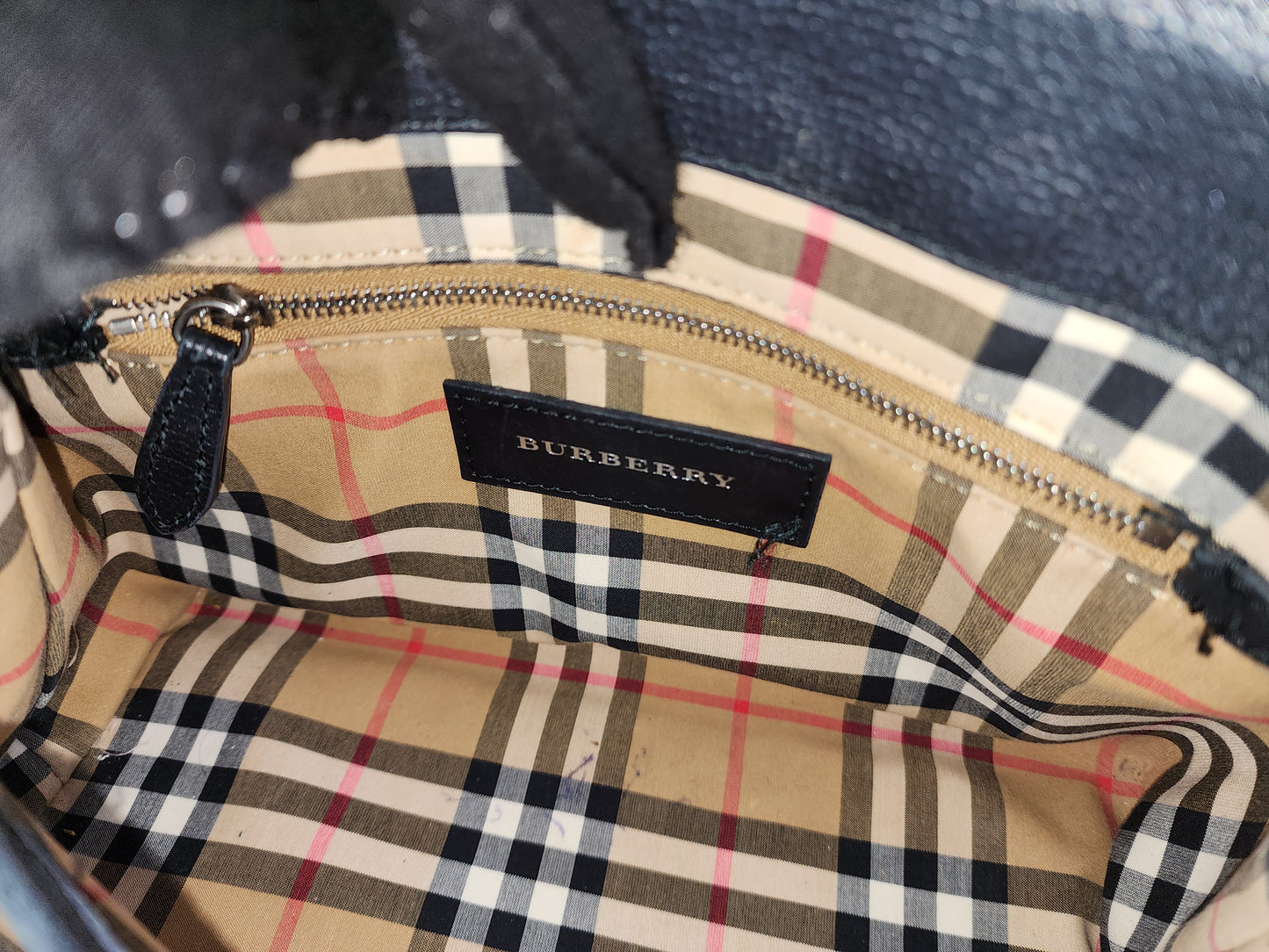 Burberry Black Bamer Tote