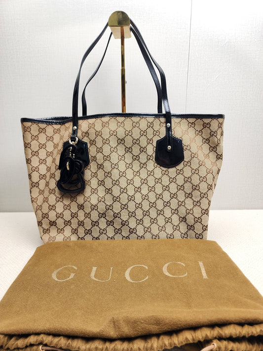 Gucci Monogram Canvas Jolie Tote