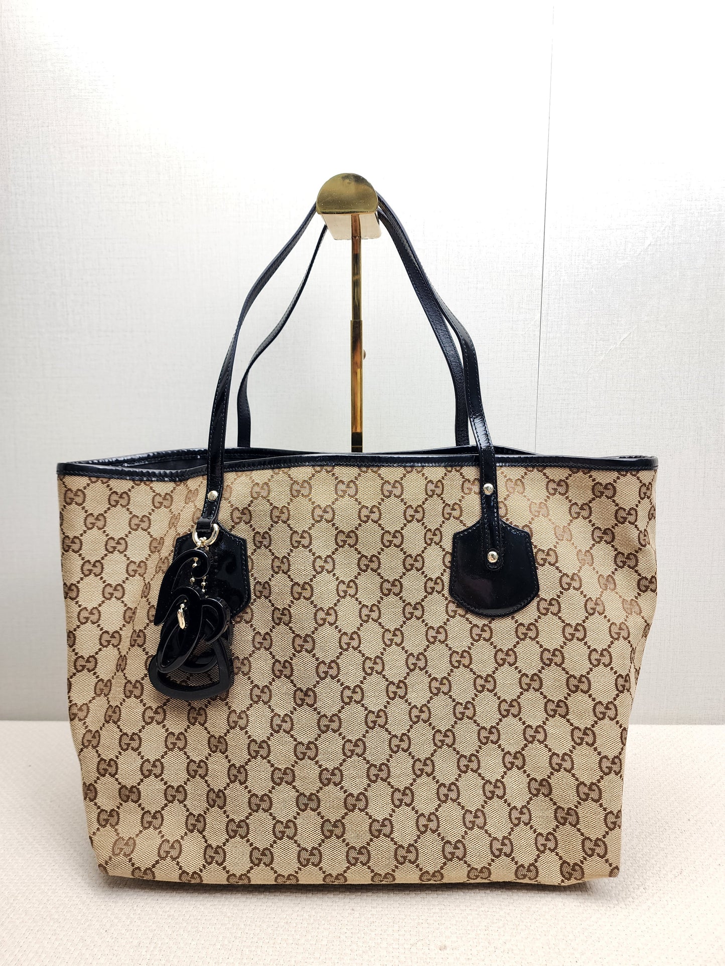 Gucci Monogram Canvas Jolie Tote