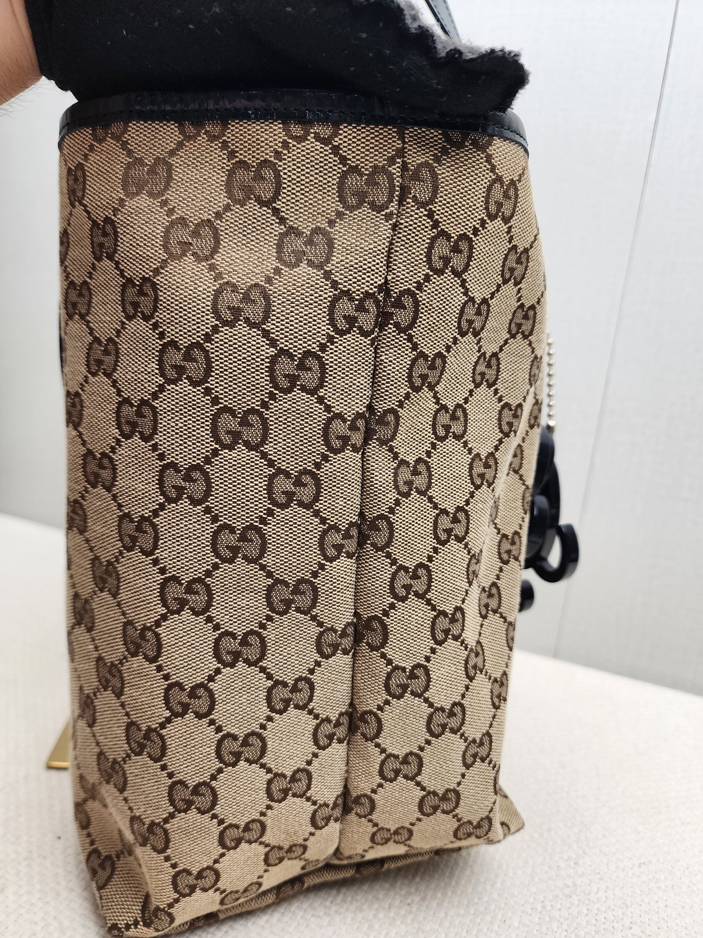 Gucci Monogram Canvas Jolie Tote
