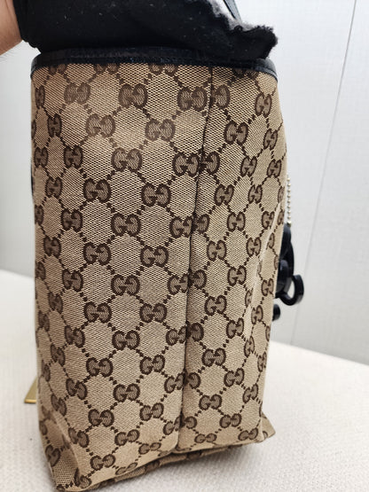 Gucci Monogram Canvas Jolie Tote
