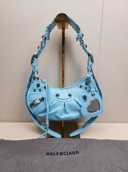 Balenciaga Cyan Blue Le Cagole XS (SHW)