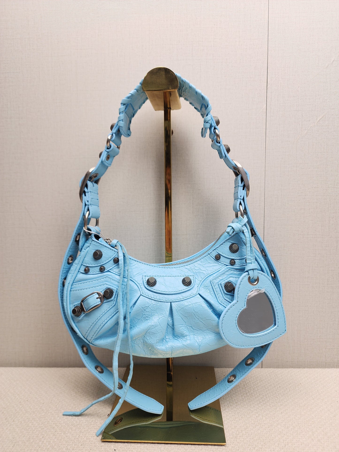 Balenciaga Cyan Blue Le Cagole XS (SHW)