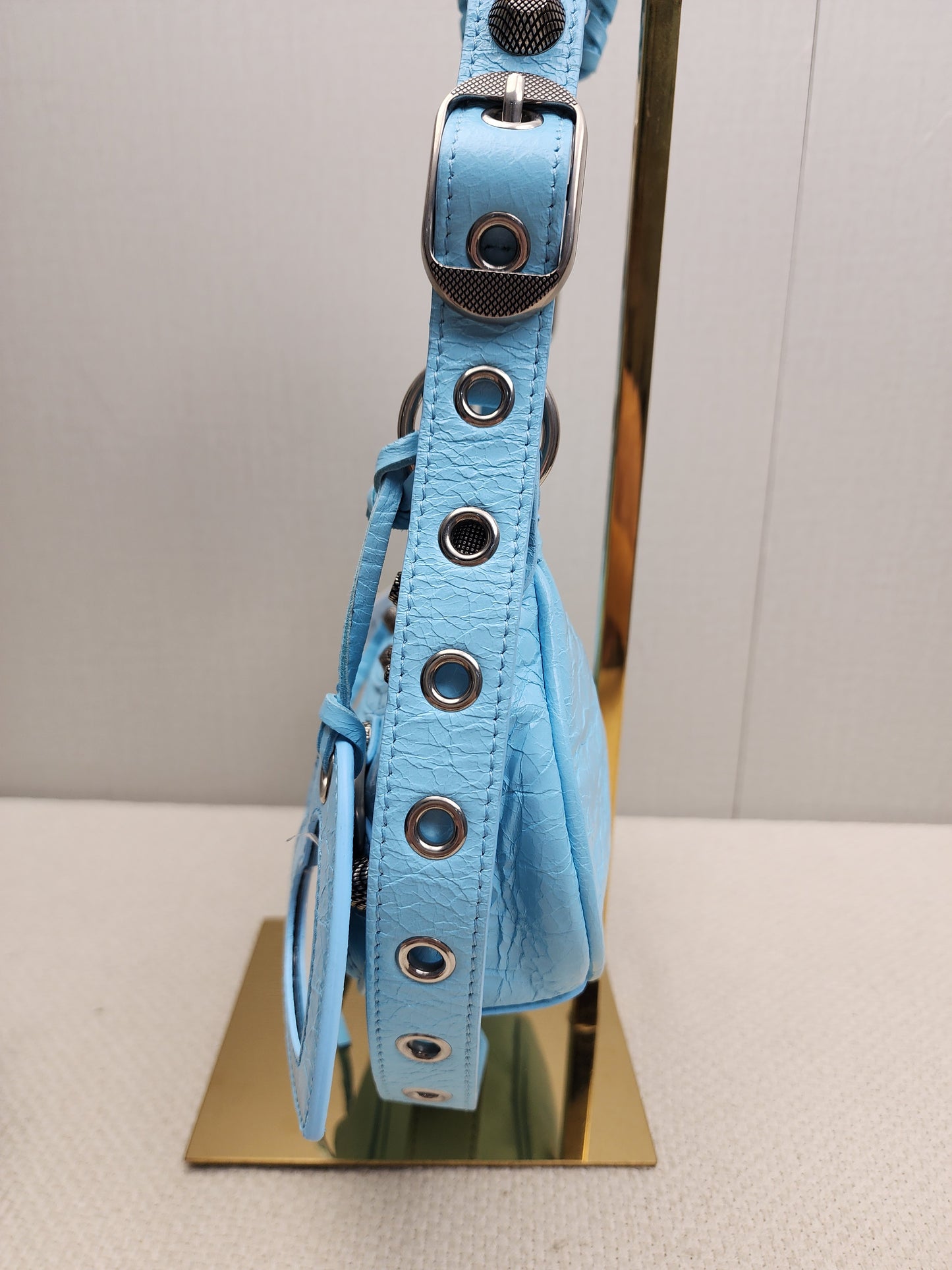 Balenciaga Cyan Blue Le Cagole XS (SHW)