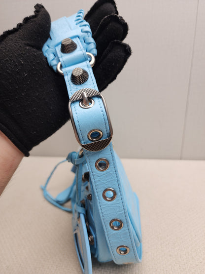 Balenciaga Cyan Blue Le Cagole XS (SHW)