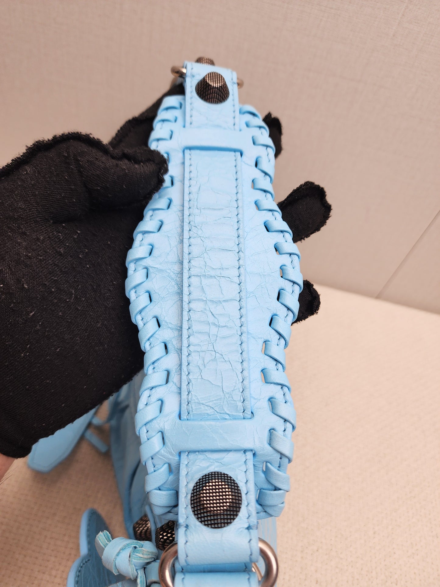 Balenciaga Cyan Blue Le Cagole XS (SHW)