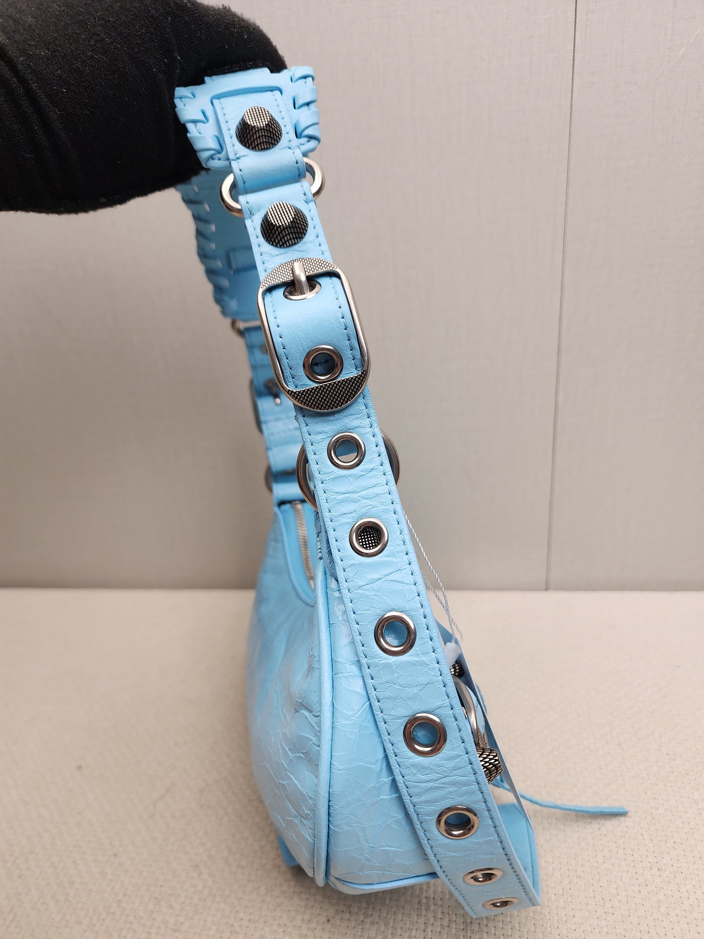 Balenciaga Cyan Blue Le Cagole XS (SHW)