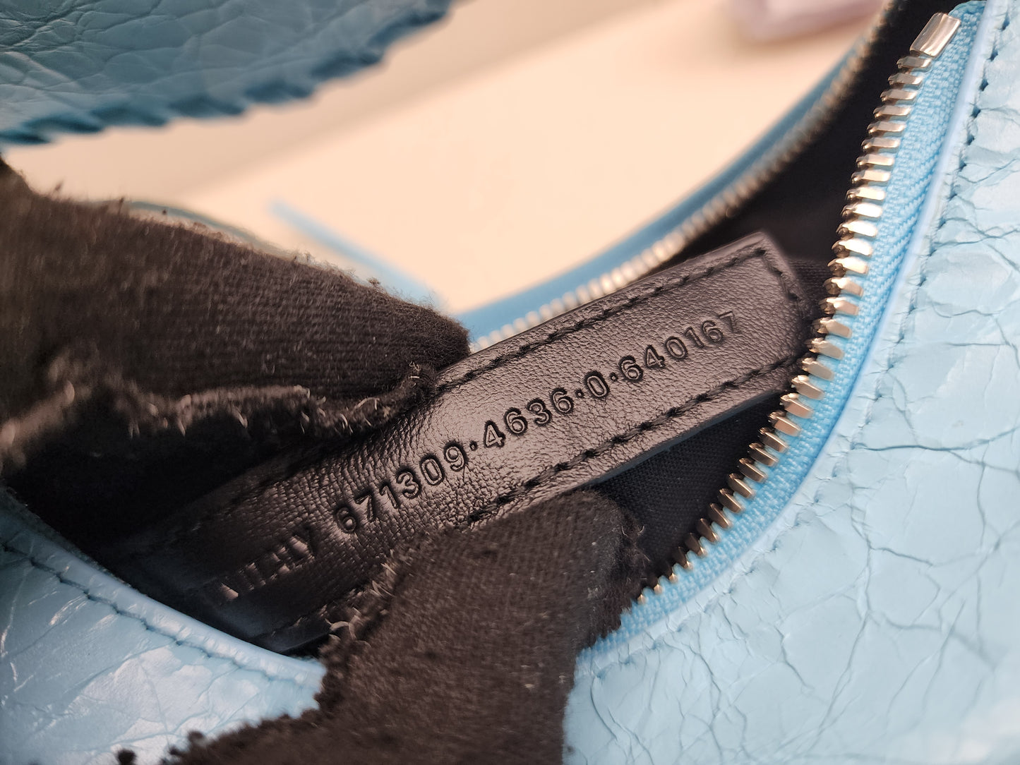 Balenciaga Cyan Blue Le Cagole XS (SHW)