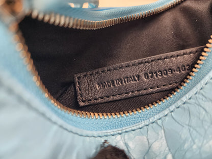 Balenciaga Cyan Blue Le Cagole XS (SHW)